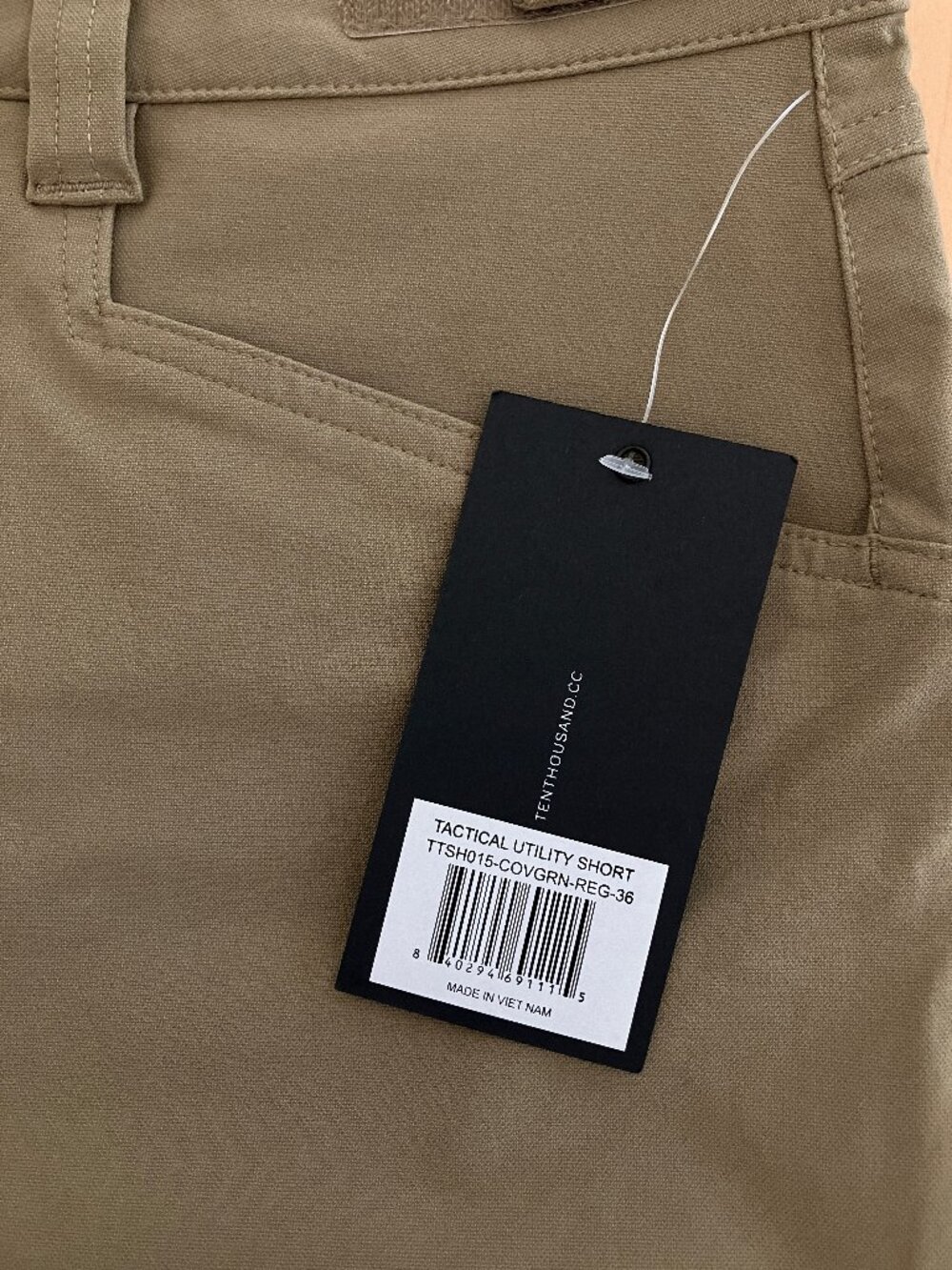 Ten Thousand Tactical Utility Short 8" Inseam No Liner Cove Green 32/34/36 NWT - Picture 4 of 16